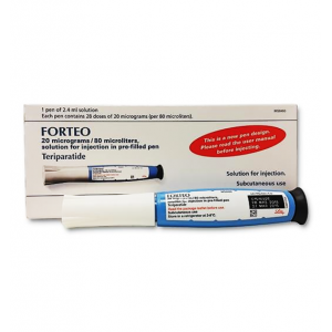 FORTEO 20 MCG / 80 MCL ( TERIPARATIDE ) SOLUTION FOR INJECTION PRE-FILLED PEN 2.4 ML